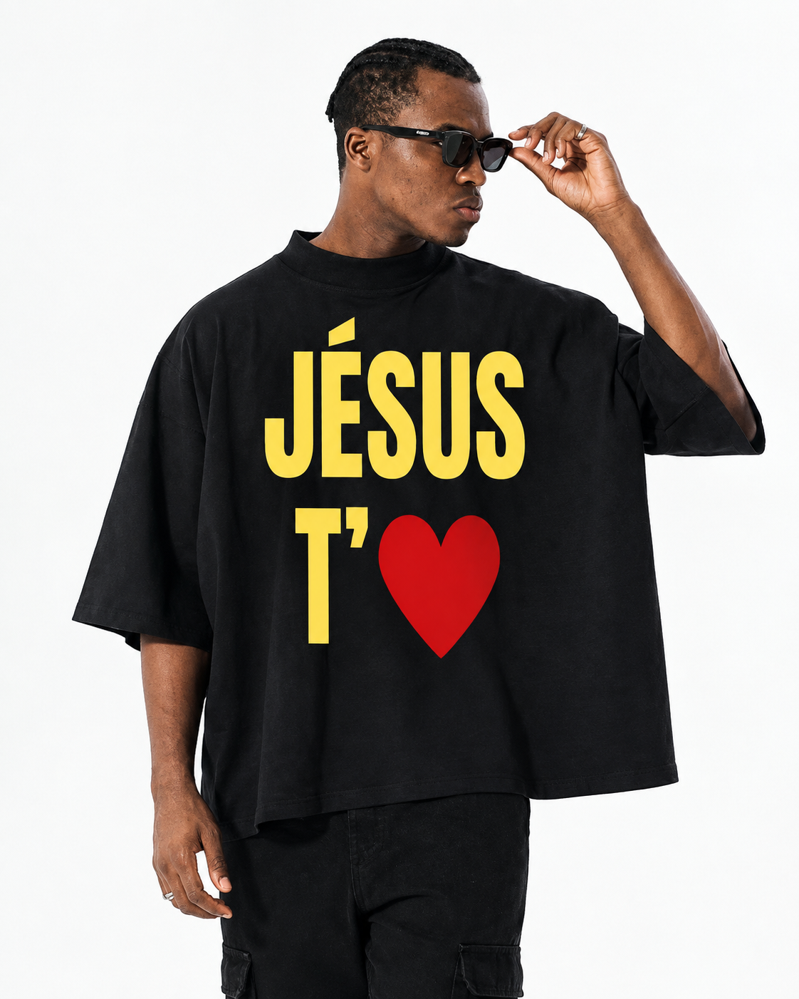 EXTRA OVERSIZED JÉSUS T’AIME