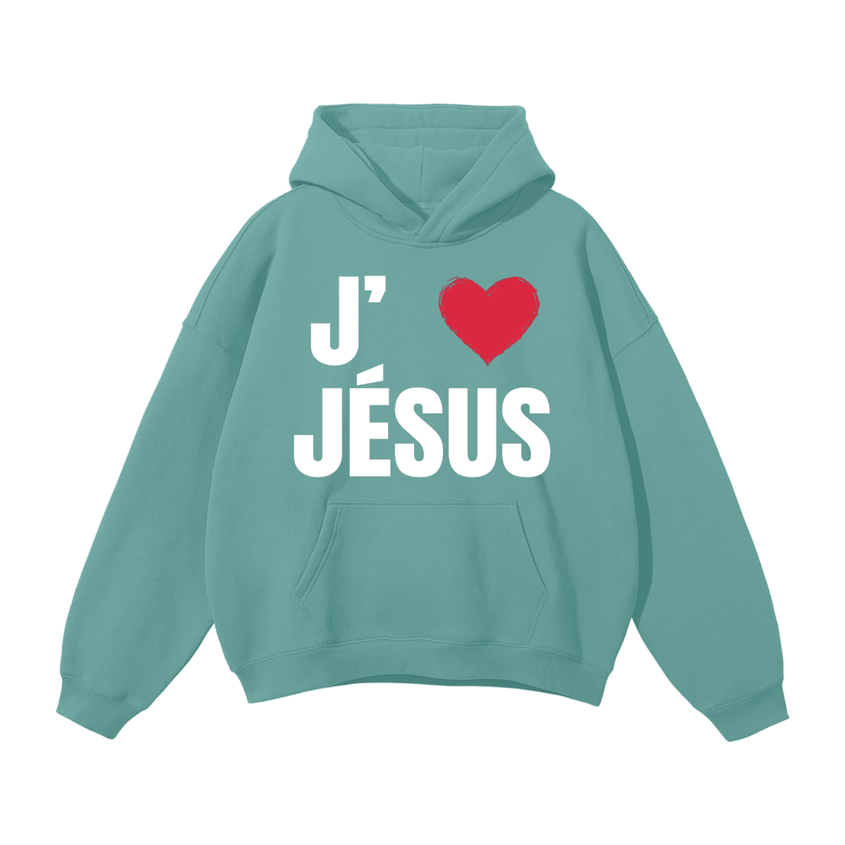 Hoodie Vert Sauge