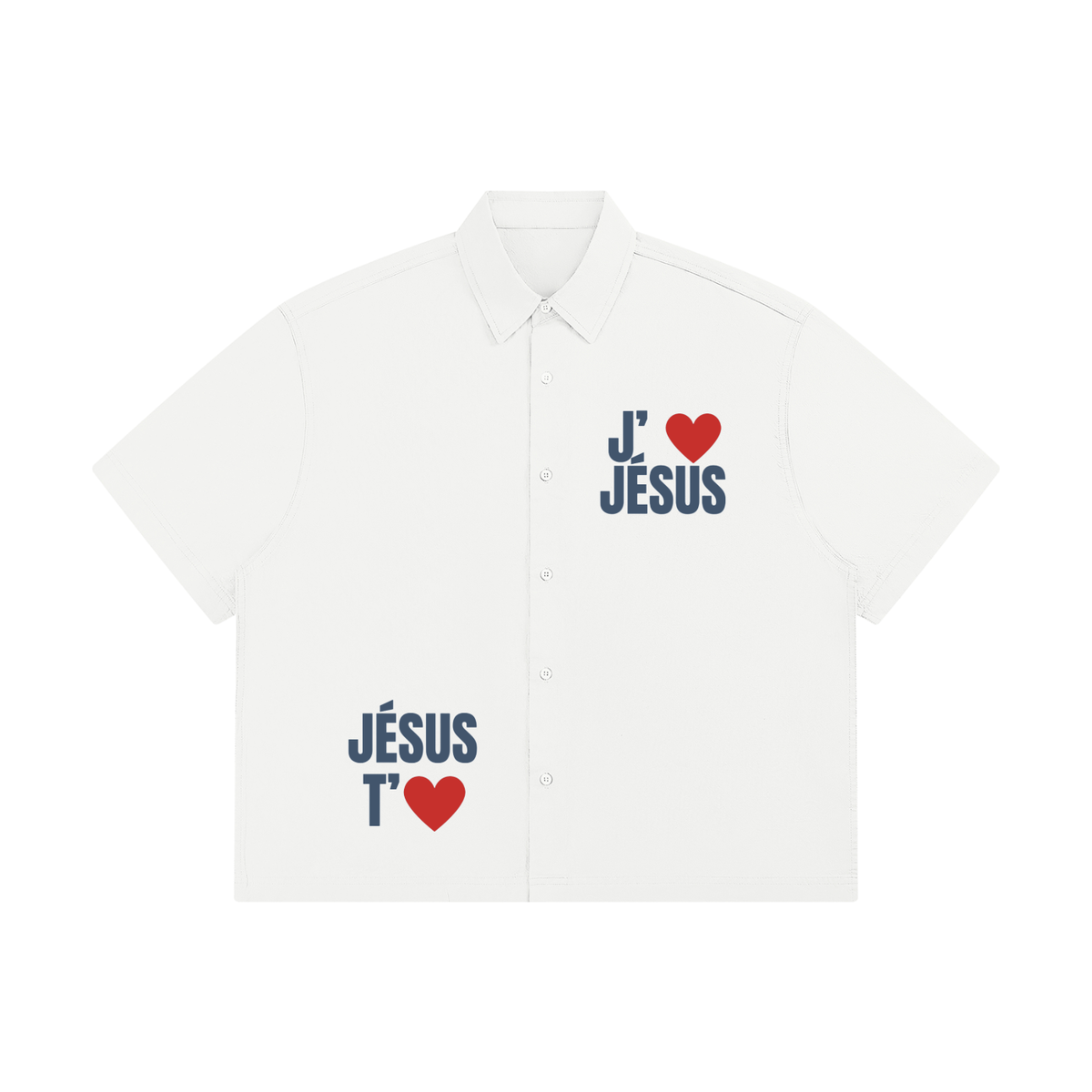 Chemise stylé blanche - Manche courte