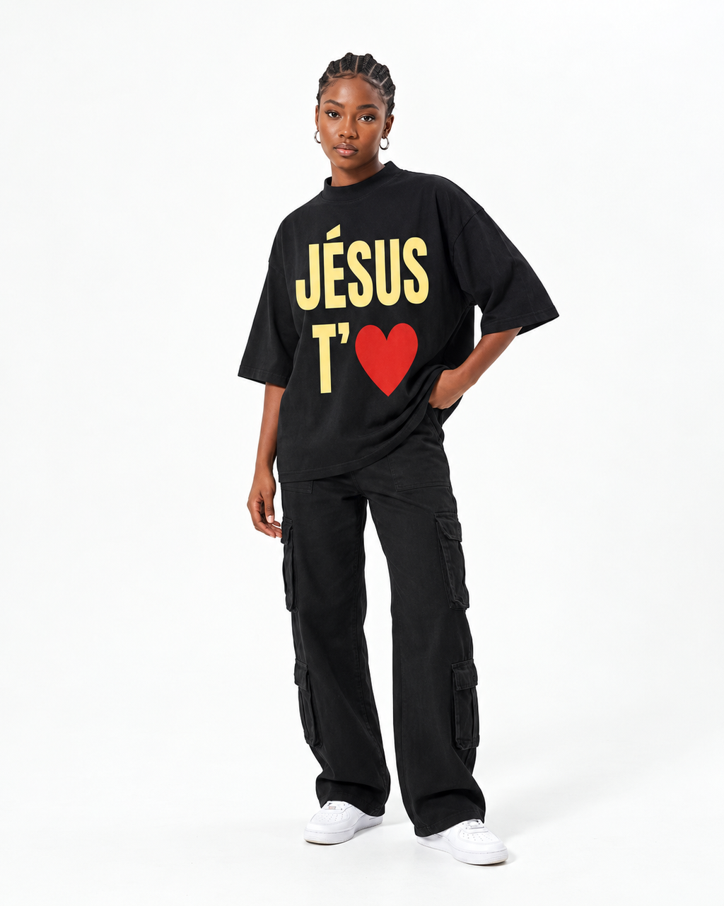 EXTRA OVERSIZED JÉSUS T’AIME