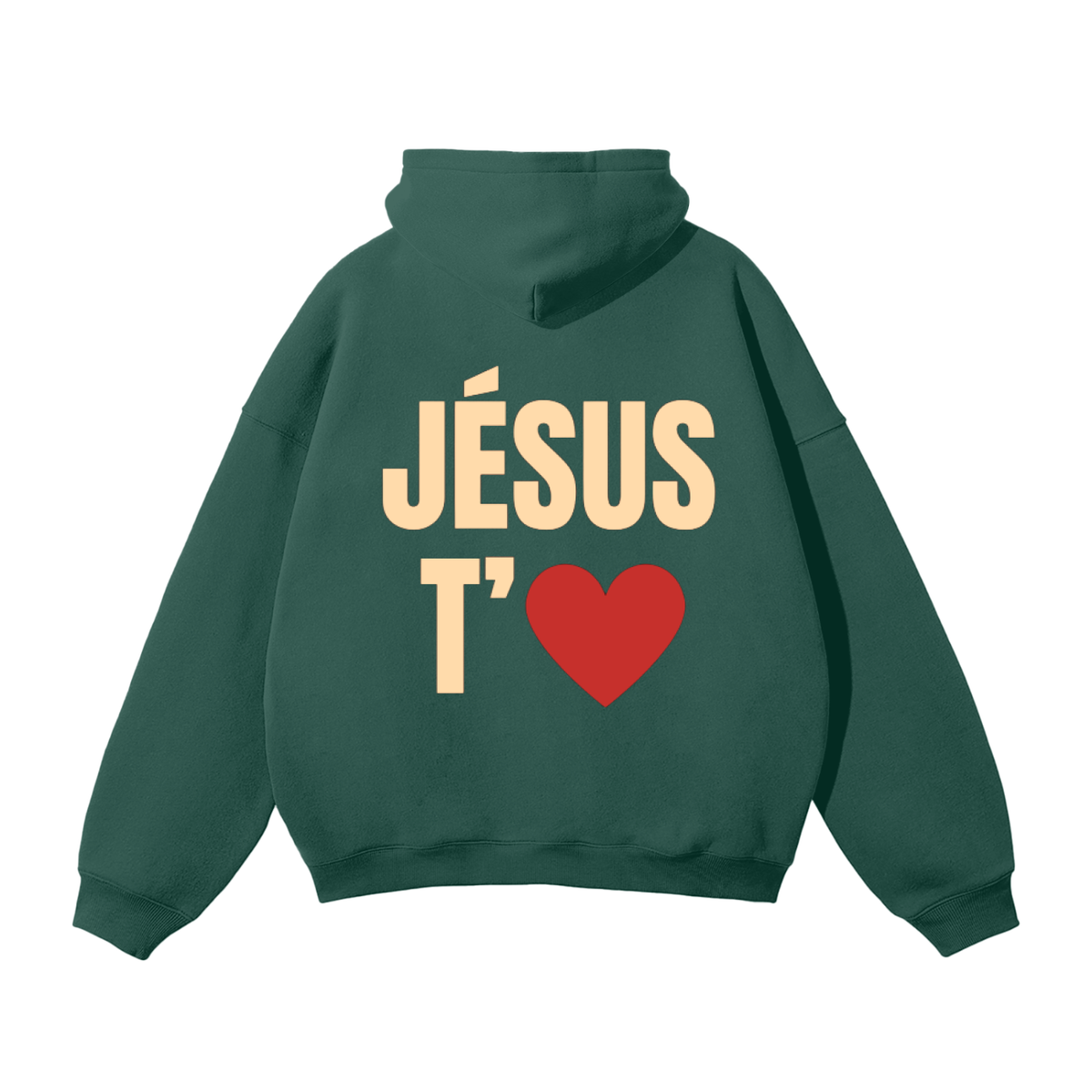 Hoodie Vert - Gold Design