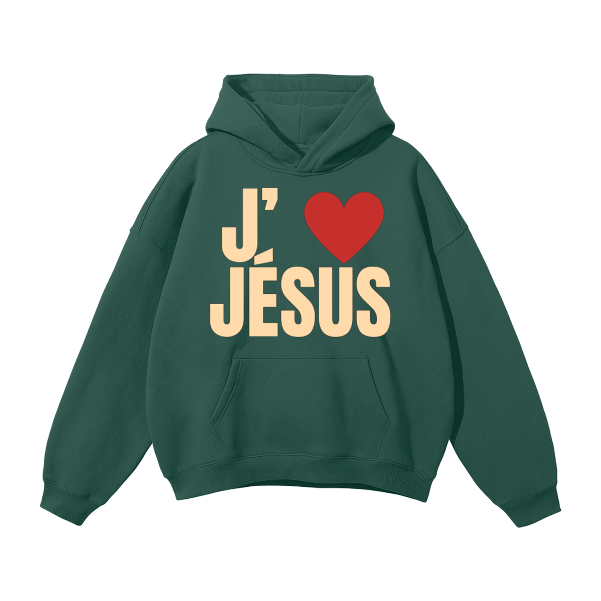 Hoodie Vert - Gold Design
