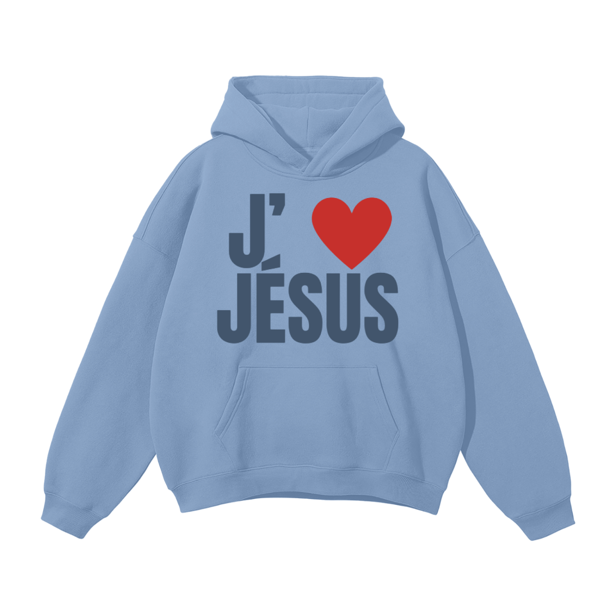 Hoodie Bleu - Blue design