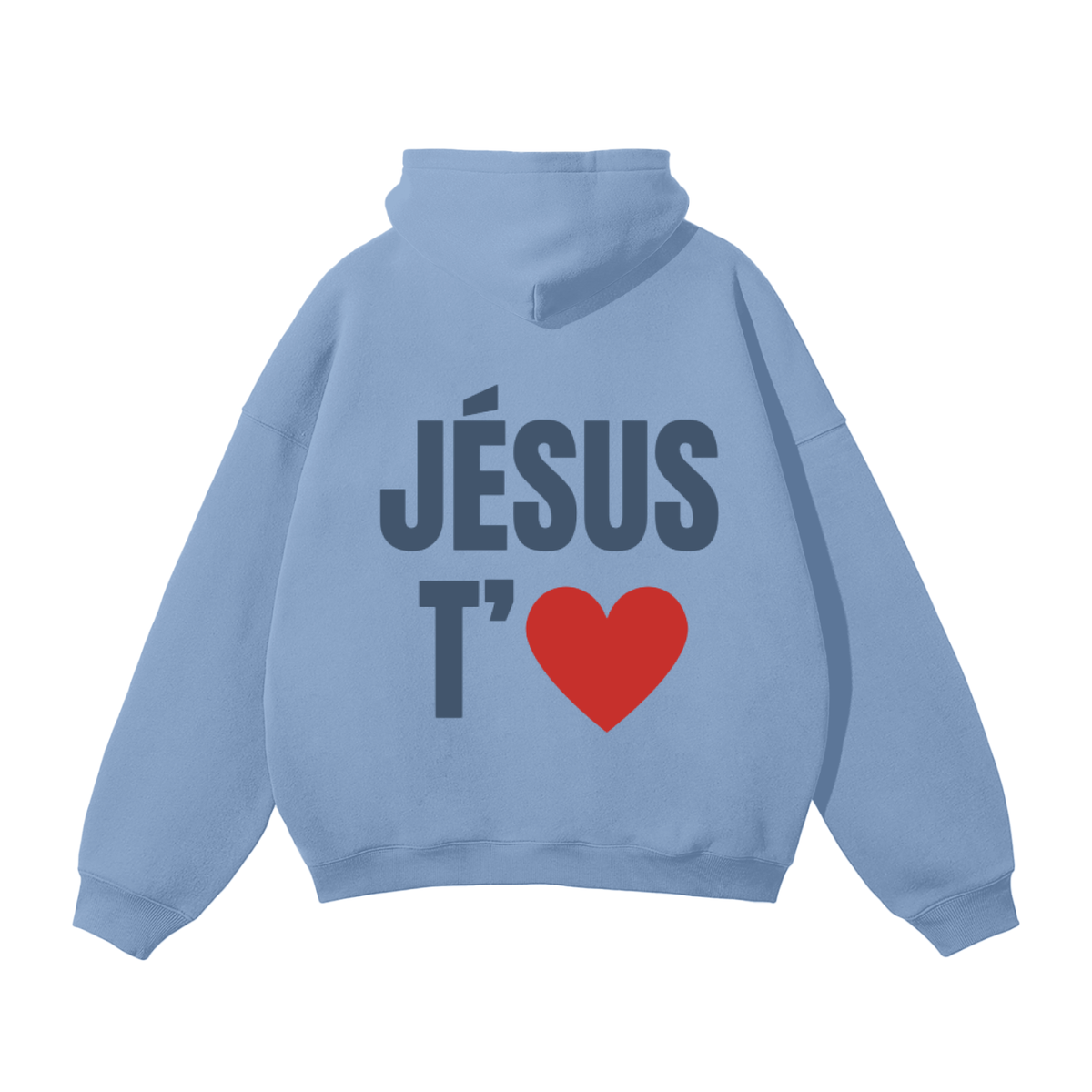 Hoodie Bleu - Blue design